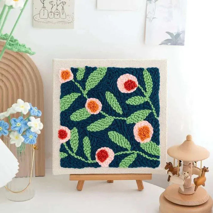 Maduura™ Colorful Flowers Punch Needle Pattern