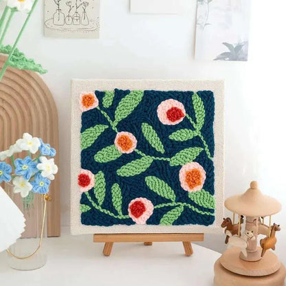 Maduura™ Colorful Flowers Punch Needle Pattern