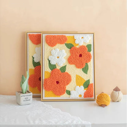 Maduura™ Cheerful Blossoms Punch Needle Pattern