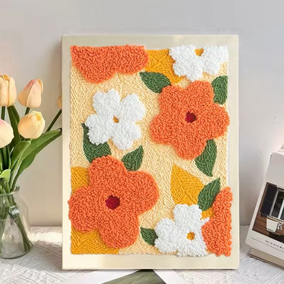 Maduura™ Cheerful Blossoms Punch Needle Pattern