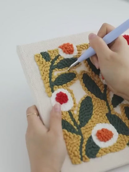 Maduura™ Colorful Flowers Punch Needle Pattern